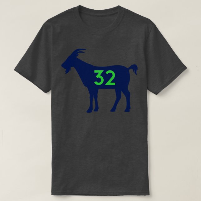 MIN GOAT 32 White T-Shirt (Design Front)
