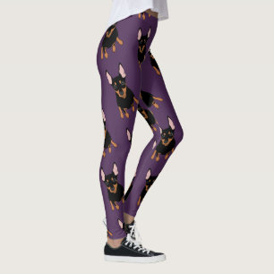 Min Pin Everywhere Miniature Pinscher Leggings