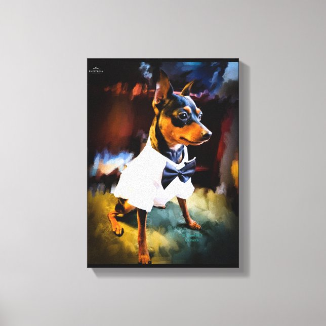 MIn Pin in Style Canvas Print (Front)
