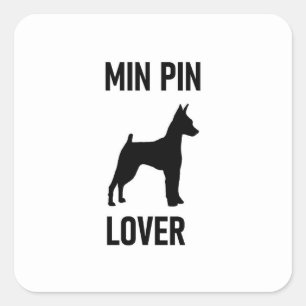 min pin lover 2 square sticker
