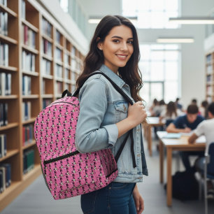 Min Printed Backpack