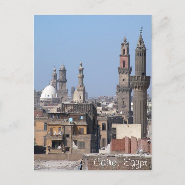 Minarets of Cairo, Old City / Egypt Postcard (Front)