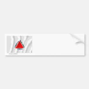 Minas Gerais, Brazil Waving Flag Bumper Sticker