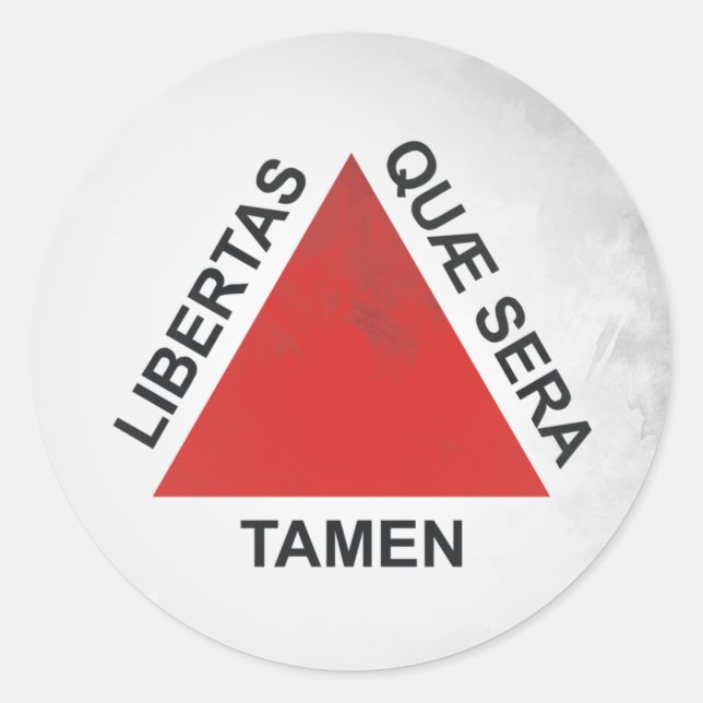 Minas Gerais Classic Round Sticker (Front)