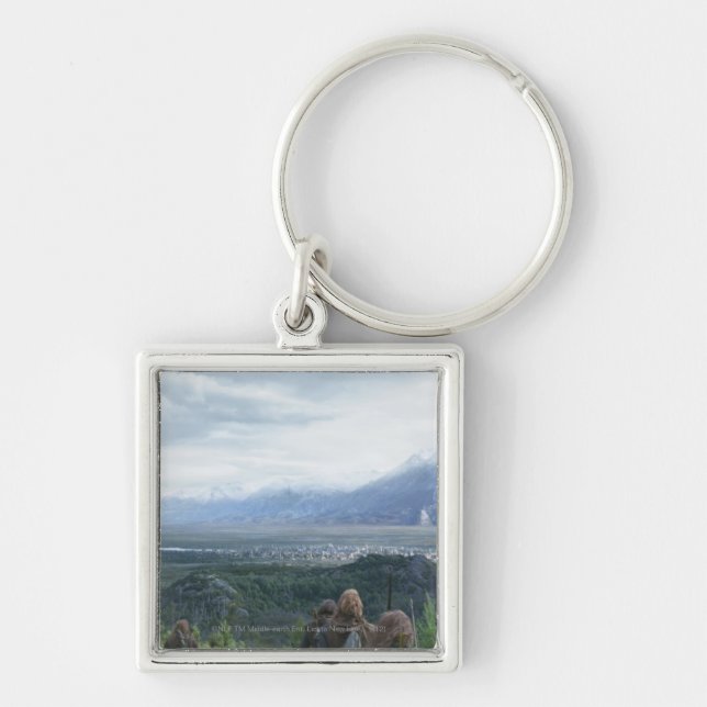 Minas Tirith in View Key Ring (Front)
