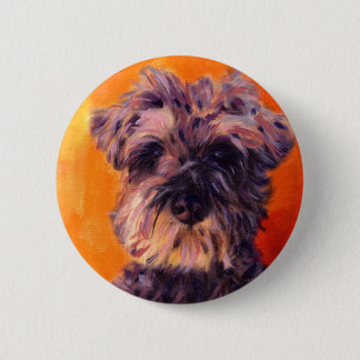 Minature Schnauzer 6 Cm Round Badge