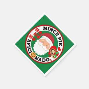 Mince Pie Aficionado - Guess Who? Napkin