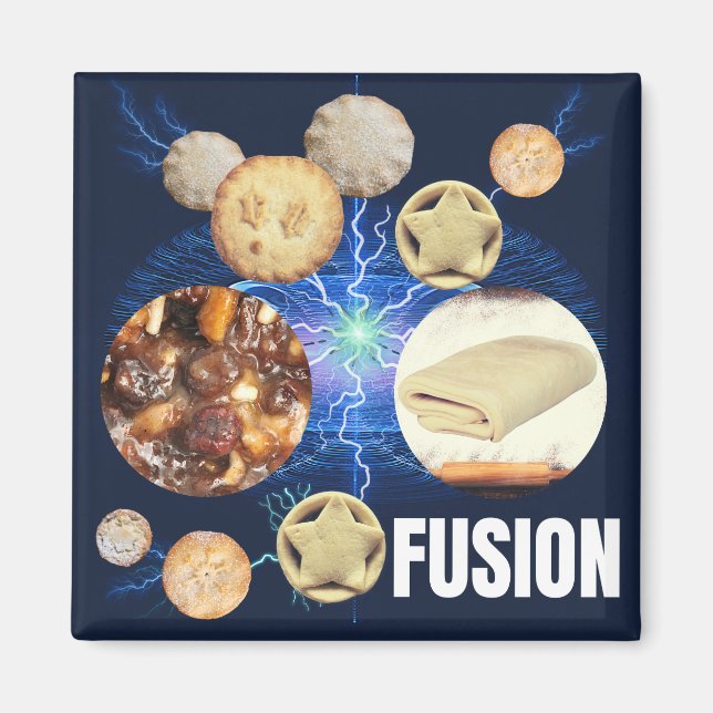Mince Pie Fusion Magnet (Front)