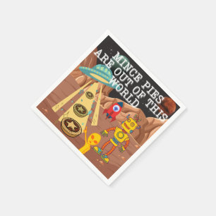 Mince Pies are Out of this World Napkin