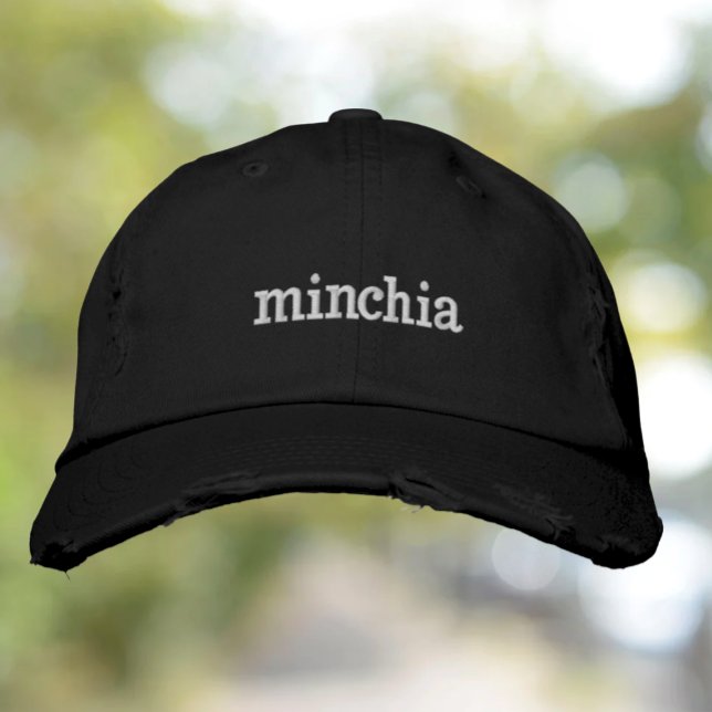 Minchia embroidered cap (Creator Uploaded)