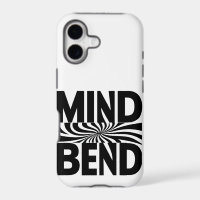 Mind Bend Optical Illusion Bold Black and White