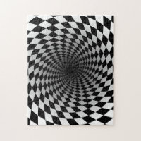 Mind Bending Black and White Optical Illusion