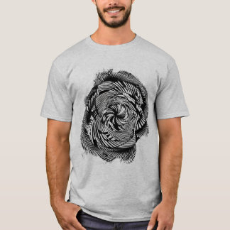 Mind-bending Optical Illusion Hypnotic Geometric  T-Shirt