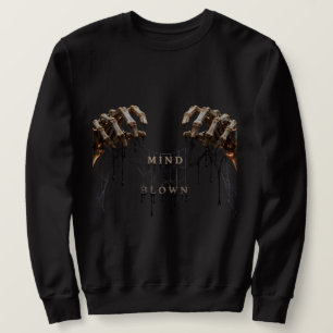 Mind Blown Skeleton Gothic Hoodie