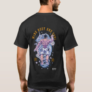 Mind Body and Soul Dragon-Infused Black T-Shirt