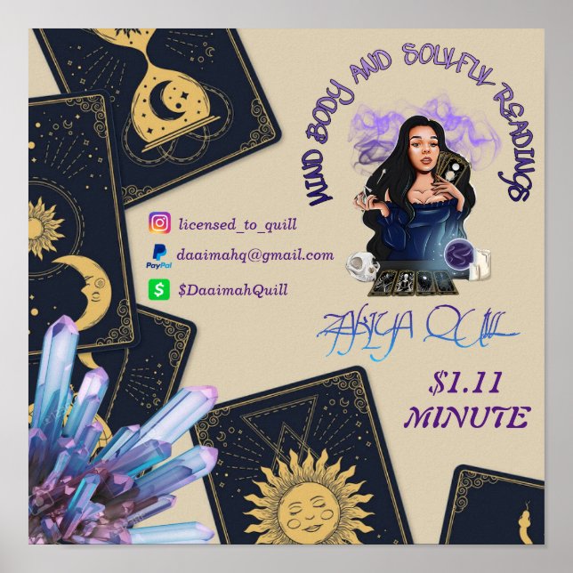 MIND BODY AND SOULFUL READING Poster (Front)