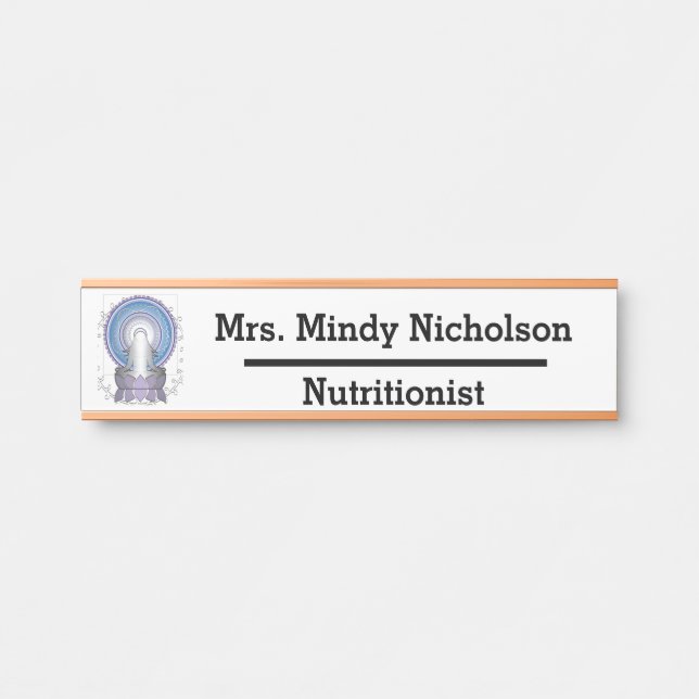 Mind Body Soul Door Sign (Front)
