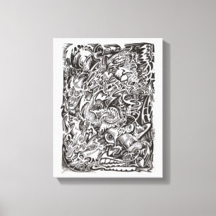 Mind Cascade  Canvas Print