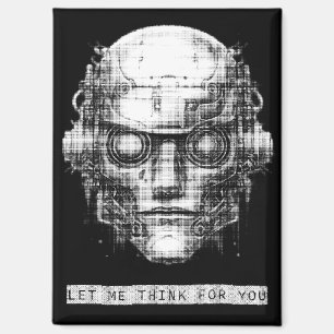 Mind Control Cyberpunk Robot Magnet
