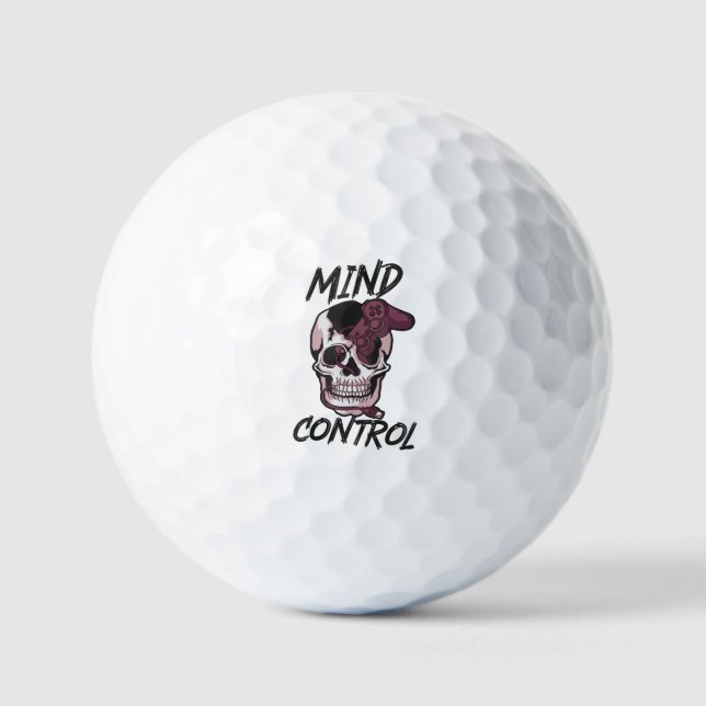 Mind control gaming design golf balls (Front)