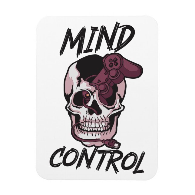 Mind control gaming design magnet (Vertical)