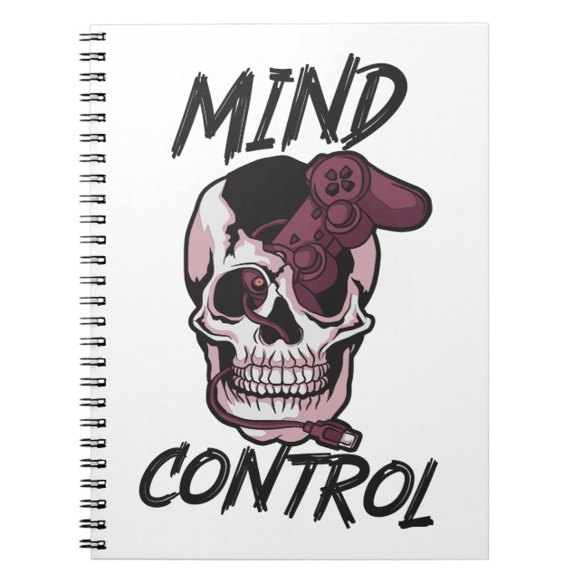 Mind control gaming design notebook (Front)