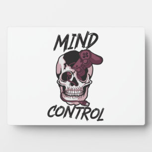 Mind control gaming design plaque