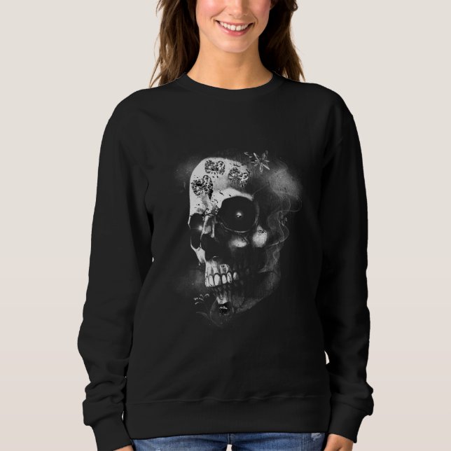 Mind Controller Skull Video Games,Gaming Gamer Men Sweatshirt (Front)