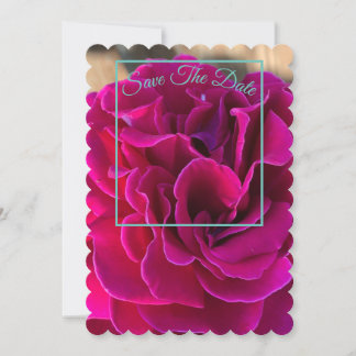 Mind Edition: Scalloped Save The Date Invitation