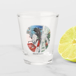 Mind Flayer Grocery Store Fantasy Shot Glass