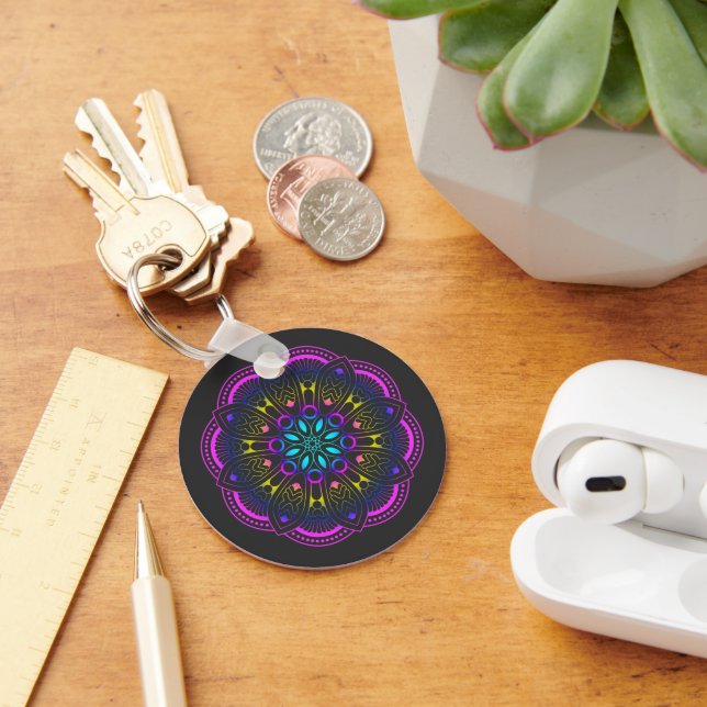Mind fresh Mandala Design  Key Ring (Desk)