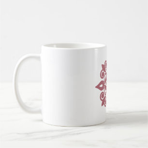 Mind fresh Mandala Design round pillows Coffee Mug