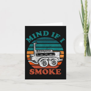 Mind If I Smoke Funny Bbq Smoker Meat Grilling Lov Card