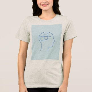Mind in Pieces: A Puzzle Within Tri-Blend Shirt