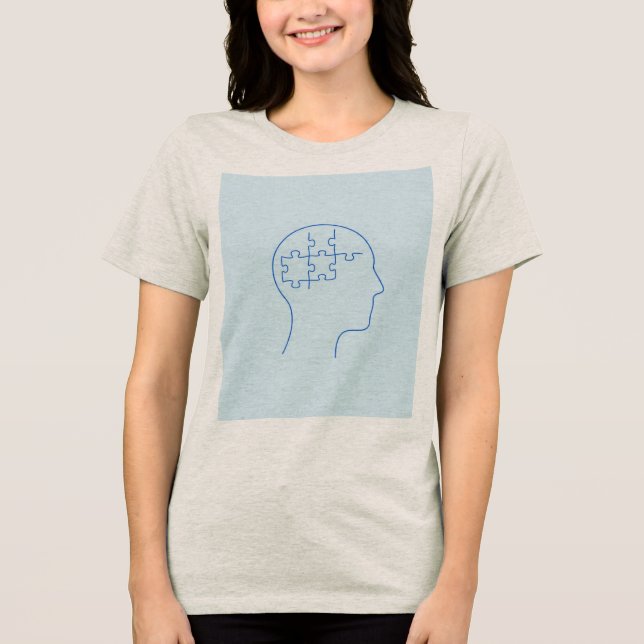 Mind in Pieces: A Puzzle Within Tri-Blend Shirt (Front)