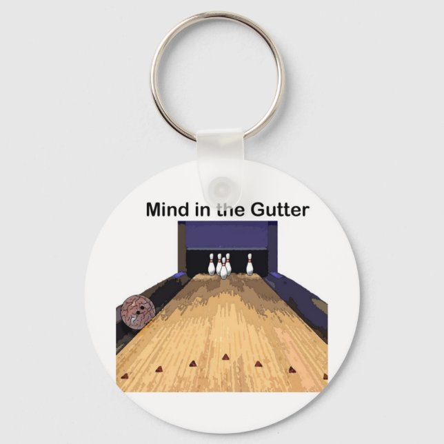 Mind in the Gutter Key Ring (Front)