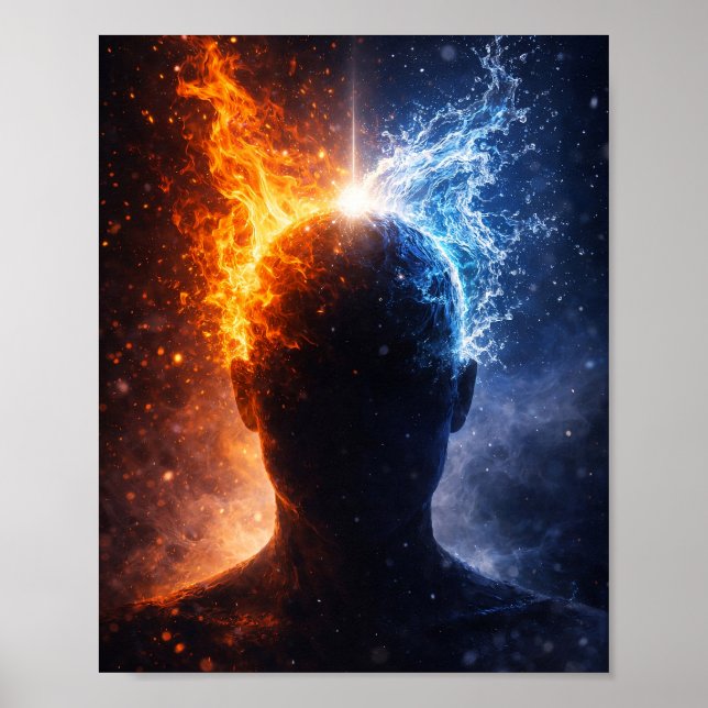 Mind of Fire and Water Poster (Front)