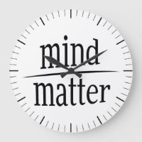 Mind Over Matter Motivational Word Fraction