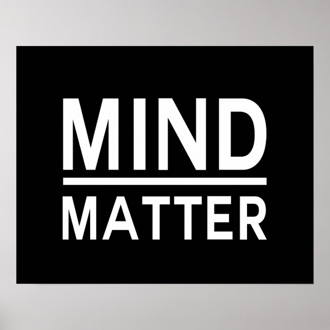 Mind Over Matter Poster (Front)