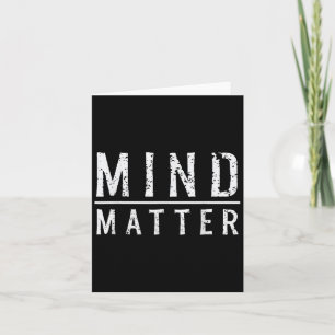 Mind Over Motivational Stoic Philosophy Quote Retr Card
