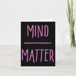 Mind Over Workout Motivation Card