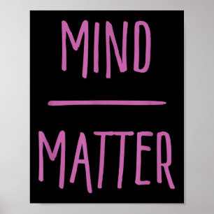Mind Over Workout Motivation Poster