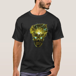 Mind Overload   Exploding Skull Cosmic Energy T-Shirt
