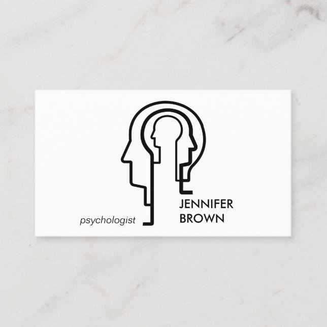 Mind Science Human Head Business Card (Front)