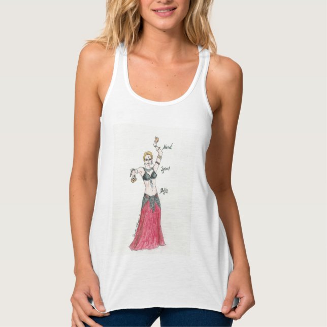 Mind Spirit Belly workout tank (Front)