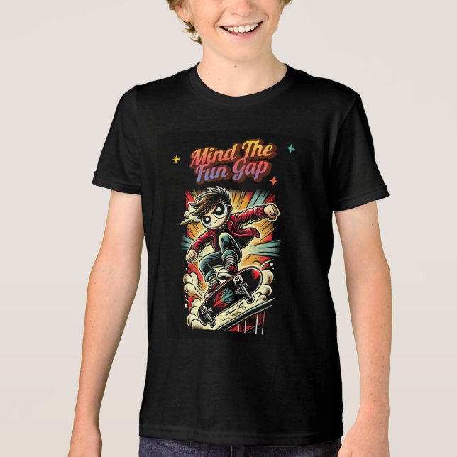 Mind The Fun Gap Tri-Blend Shirt (Front)