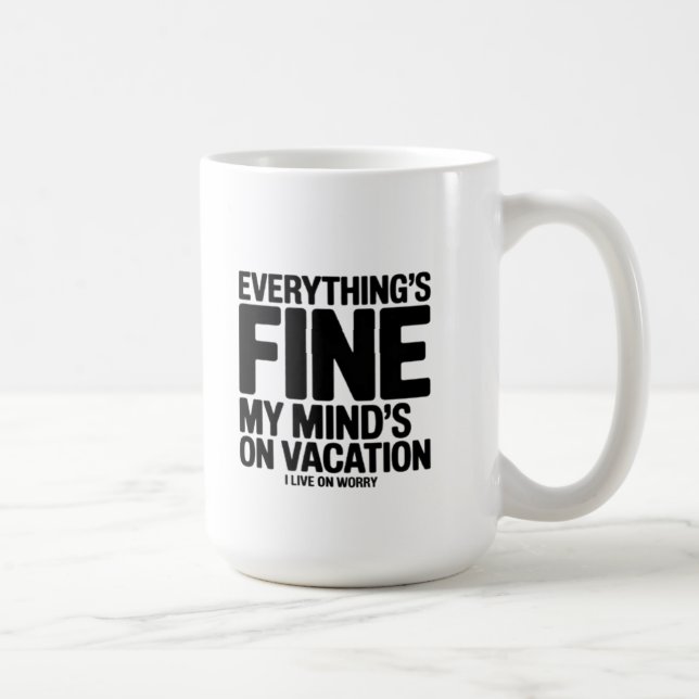 Mind Vacation Coffee Mug (Right)
