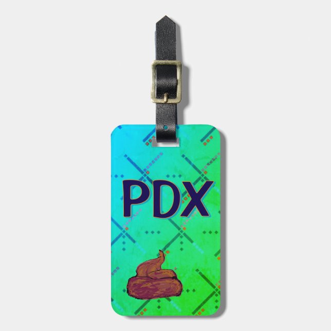 Mind where you step luggage tag (Front Vertical)