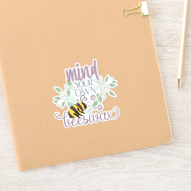 Mind You Own Beeswax Funny (Notebook)