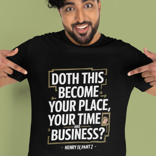 Mind Your Own Business: Funny Quote T-Shirt